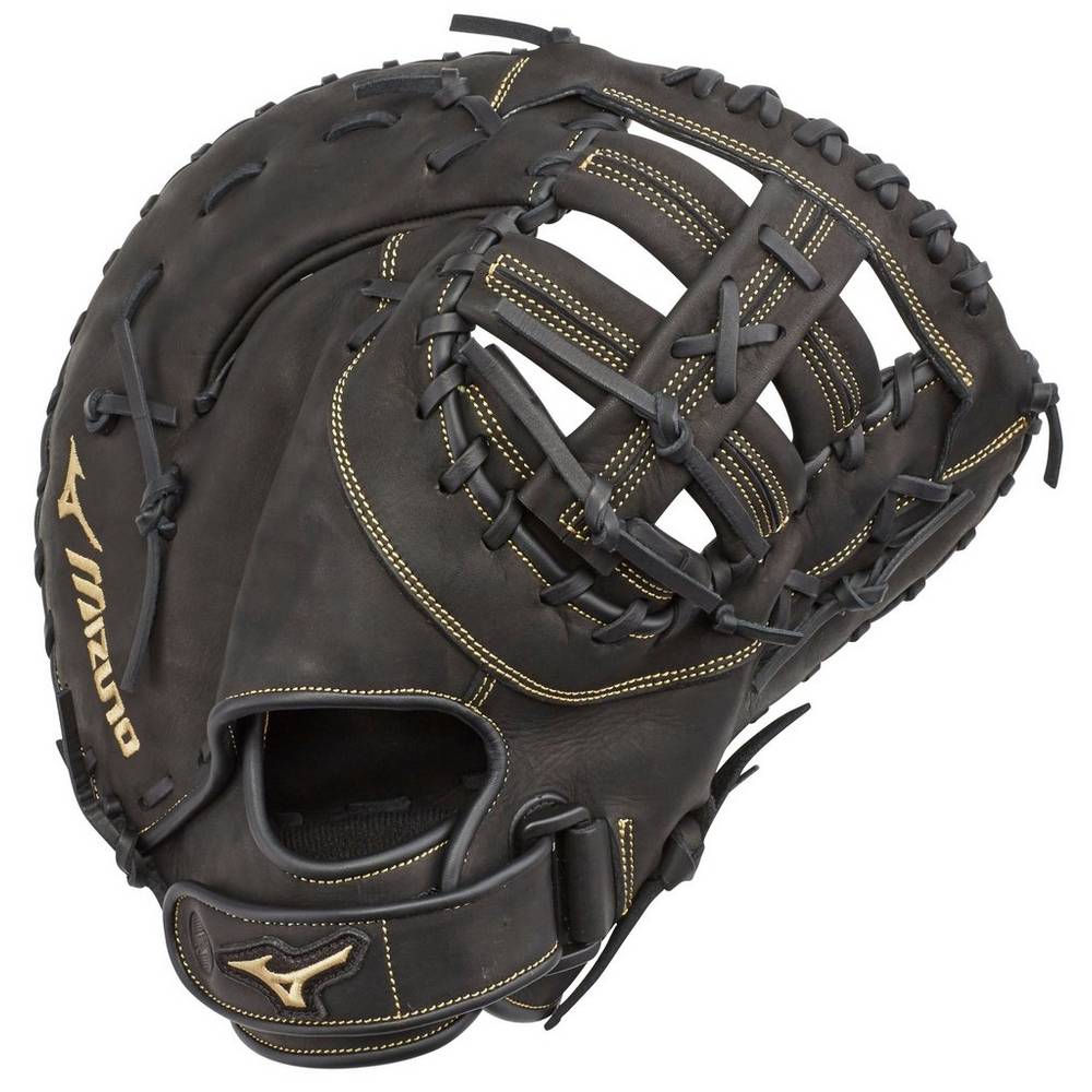 Mizuno Women's MVP Prime Fastpitch Softball First Base Mitt 13" Black (312636-DHY)